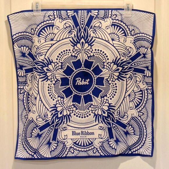 Pabst Blue Ribbon Other - EUC Art Basel x PBR Miami Unisex Cotton Bandana